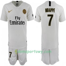 Koszulka Paris Saint-Germain Mbappe 7 Dziecięcy Wyjazdowe Koszulki Piłkarskie 2018-2019 Krótki Rękaw